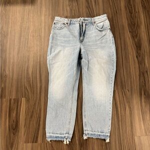 Abercrombie & Fitch Light Blue Ankle Jeans